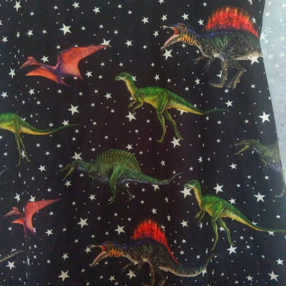 Space Dinosaurs Tank Dress - Picture 3 of 3